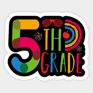 5th Grade Squad Teachers Boys Girls Funny Back To School Sticker